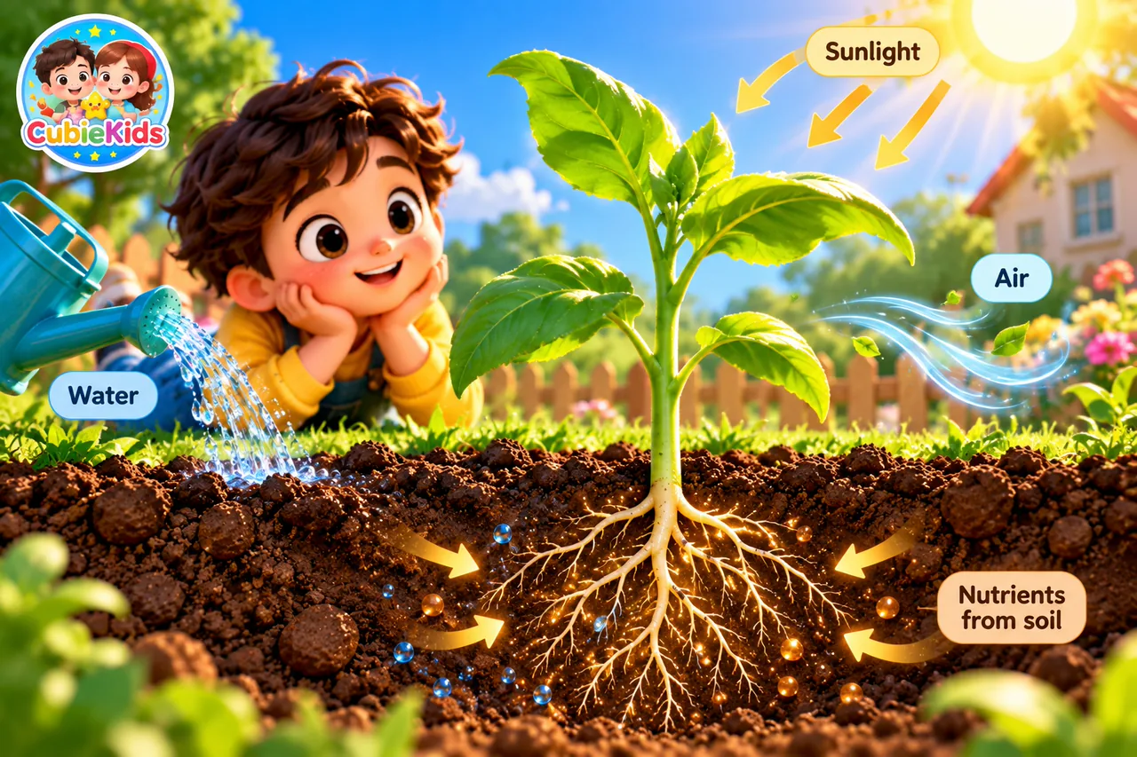 How Does a Seed Grow? — 4. The Plant Grows Bigger