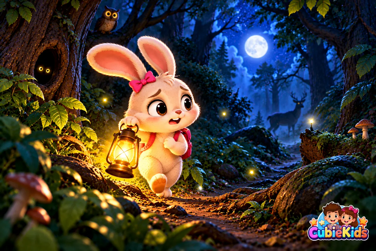 🐰 The Little Rabbit and the Dark Forest 🌙 — Page 3