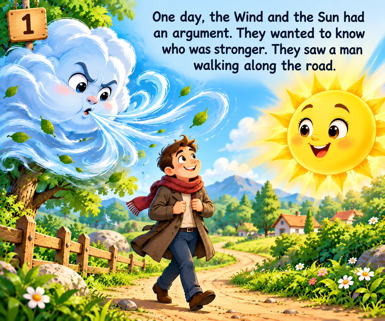 The Wind and the Sun — Page 1