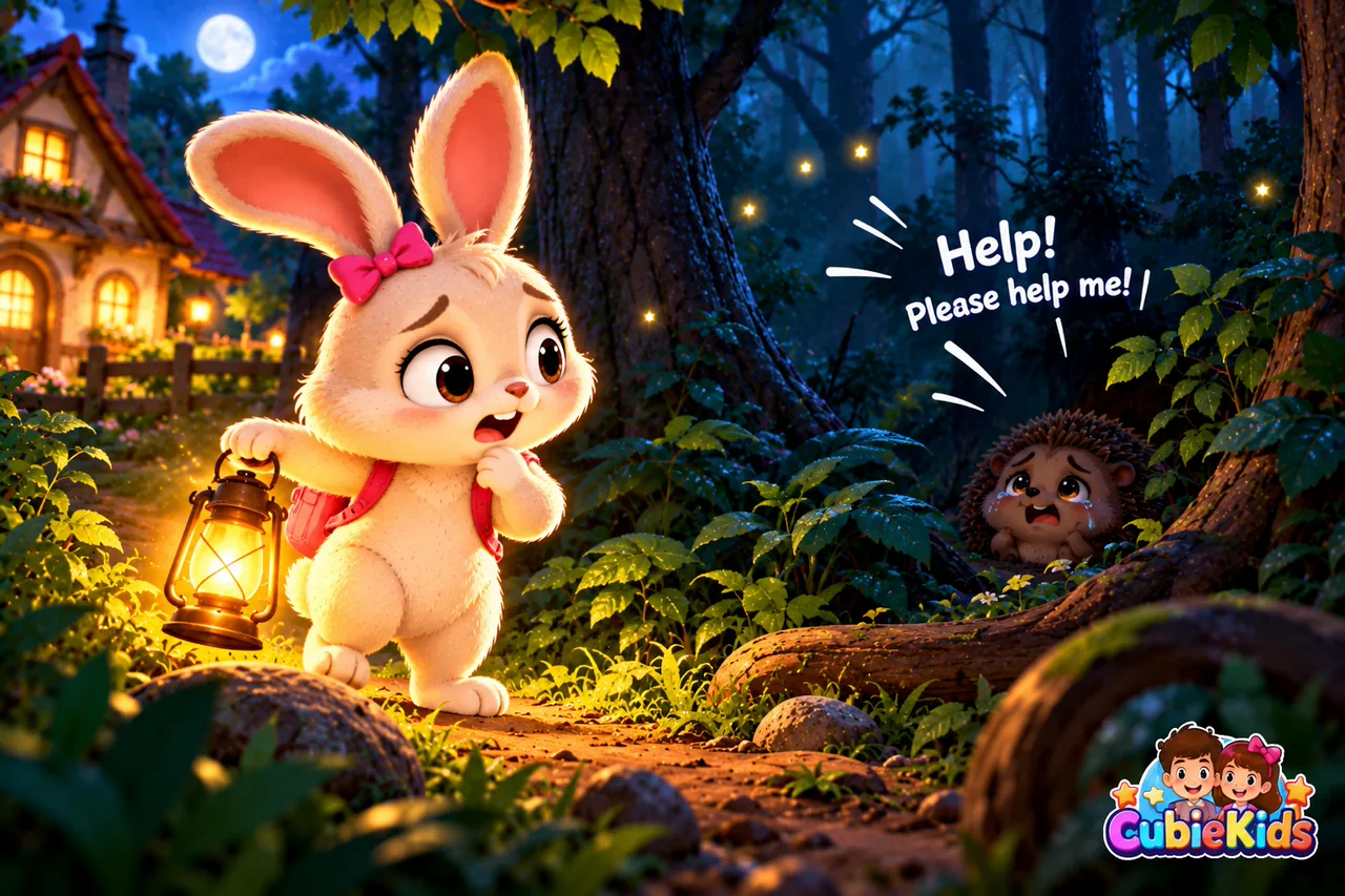 🐰 The Little Rabbit and the Dark Forest 🌙 — Page 2